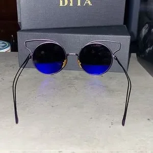 Dita Believer purple sunglasses- never used NEW DITA BELIEVER 23008 A-GLD 18K GOLD PURPLE AUTHENTIC  main image 2